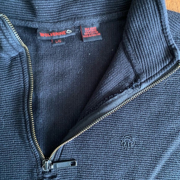 Wolverine men’s quarter zip - Picture 2 of 2